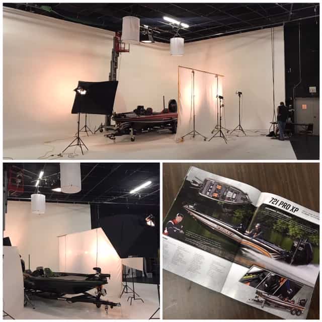Boat Photography in White Cyclorama Studio A